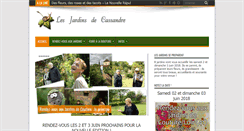 Desktop Screenshot of lesjardinsdecassandre.com